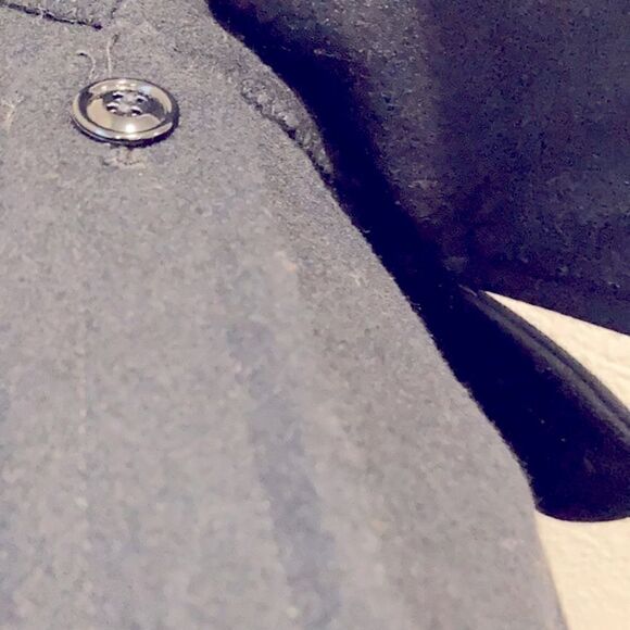 Vtg authentic DSCP USN issued authentic quarter deck women wool black pea coat - Picture 6 of 8